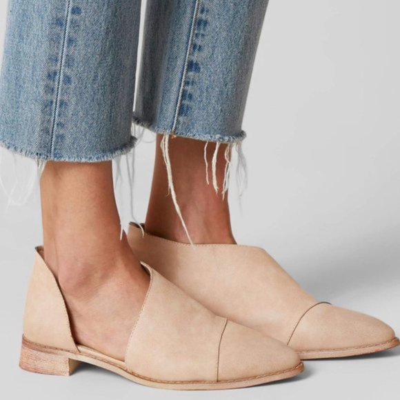 Mi.iM Shoes - Mi.iM Freya Side Cutout Flats 6 Beige Shoes
